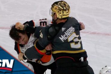 Penalties Handed In Ducks-Golden Knights Second Period Brawl