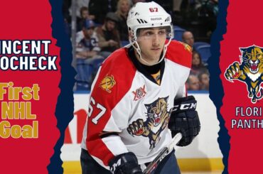 Vincent Trocheck #67 (Florida Panthers) first NHL goal Mar 14, 2014 (Classic NHL)