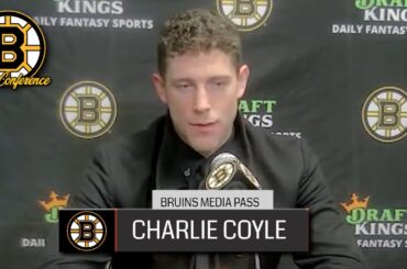 Charlie Coyle Says Linus Ullmark DESERVED Better | Bruins vs Avalanche Postgame Interview