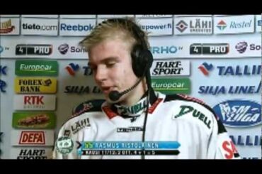 Rasmus Ristolainen - 1st and 2nd SM-liiga goal
