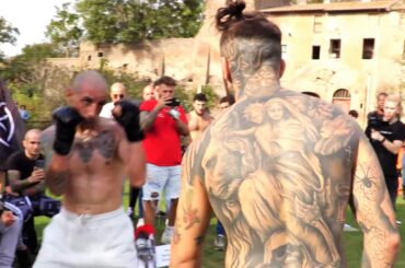 MMA PRO vs BOXING !!! Street fight! Strelka Italia