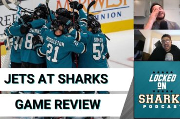 Reaction To The San Jose Sharks 4-3 Win Over The Winnipeg Jets