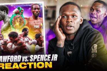 Israel Adesanya Reacts to Terence Crawfords Masterful KO of Errol Spence Jr
