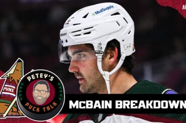 Petey's Puck Talk: A deep-dive into the play of Arizona Coyotes forward Jack McBain