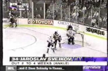 Gonchar knee injury 10/23/98