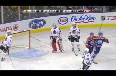 Sam Gagner's Amazing 8 Point Night vs. Blackhawks - NHL 2/2/12