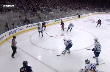 Carl Hagelin wrister goal 1-1 April 10 2013 Toronto Maple Leafs vs NY Rangers NHL Hockey