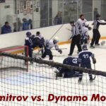 Junior Hockey Line Brawl & Goalie fight - HC Dmitrov vs. Dynamo Moscow -  19/20 Season | U14 | 2006