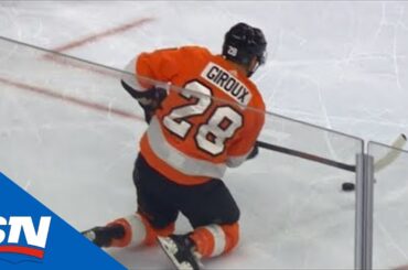 Claude Giroux From Knees Passes Bobby Clarke In Flyers Power Play Assists