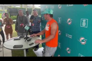 Braxton Berrios on coming to Miami | Miami Dolphins Training Camp