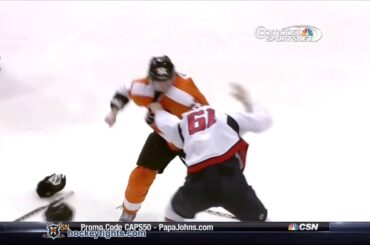 Steve Oleksy vs Jakub Voracek Mar 31, 2013