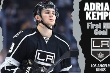 Adrian Kempe #39 (Los Angeles Kings) first NHL goal Mar 11, 2017 (Classic NHL)