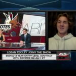 Logan Cooley talks joining Arizona Coyotes