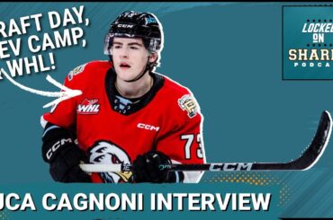 San Jose Sharks Prospect Luca Cagnoni On His NHL Draft Experience And Development Camp