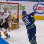 Elias Pettersson Shows Off Patience, Picks Corner On Fleury