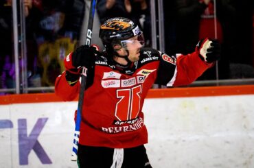 Mathias Bromé kommer fri och sätter 3-2 hemma mot Luleå