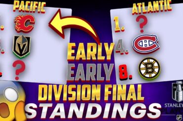 Early Early FINAL NHL Division Standings! | 2024 NHL Season