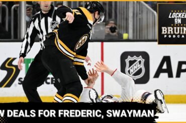 Finally, the Boston Bruins signed contracts with Jeremy Swayman and Trent Frederic for 2023-24