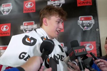 2023 Kubota CHL/NHL Top Prospects Post-Game Availability: Carson Rehkopf
