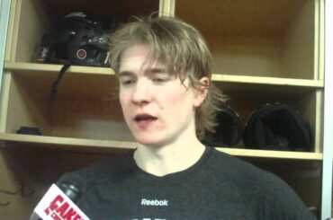 Carolina Hurricanes Zac Dalpe after 3-0 win over Capitals, 1-20-12