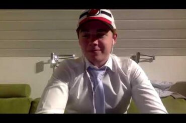 Alexander Holtz Reacts to Being Selected 7th Overall by New Jersey Devils | NHL Draft 2020