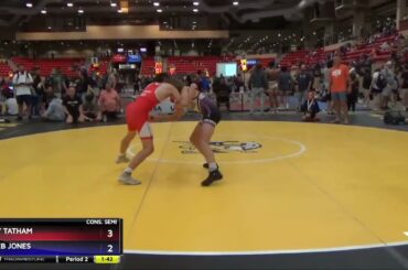 106 Lbs Cons. Semi - Trey Tatham, CO Vs Caleb Jones, OK 62eb