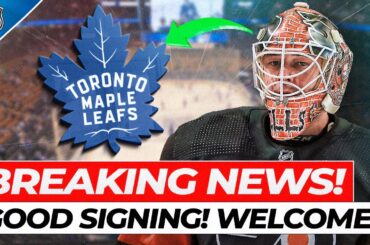 NOW! NOBODY EXPECTED! GOOD SIGNING! WELCOME TO TORONTO! TORONTO MAPLE LEAFS NEWS! NHL NEWS!