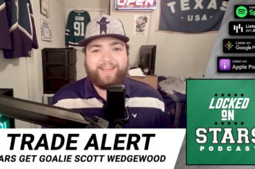 The Dallas Stars Acquire Goalie Scott Wedgewood from the Arizona Coyotes