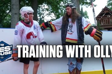 Olly Postanin Arrives To Teach The Kesler's Some Hockey Lessons | Kes' House