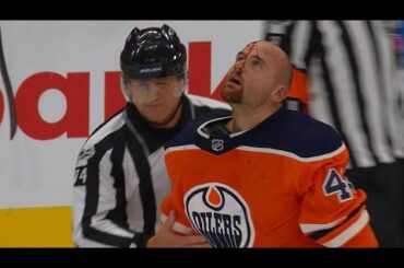 Kassian cut by Glass after throwing hands