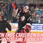 Craig Anderson Ends Career On A Highnote - Postgame Thoughts
