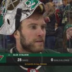 Alex Stalock on his first Minnesota Wild shutout