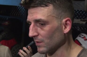 Patrice Bergeron Blames Himself for Costly Goal in Loss to Oilers | Bruins Postgame Interview