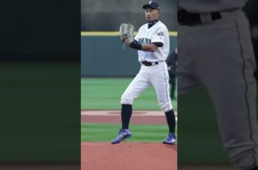 48-year-old Ichiro Suzuki throws 94 mph first pitch at Mariners game 😳😳