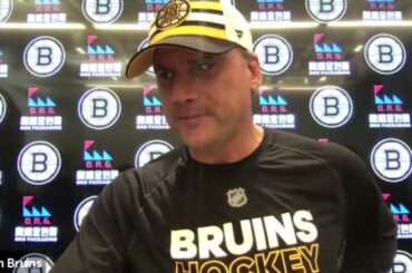 Bruins Director of Player Development Jamie Langenbrunner Interview | Bruins Development Camp 8-3