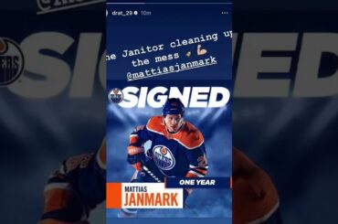 -OAD Off-Season:🔸#EdmontonOilers *Minor* Signing Mattias Janmark Re-Signed 1-Year-Deal🔹| -OAD Shorts