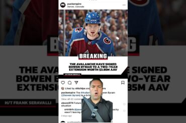 Colorado Avalanche sign Bowen Byram to a two year bridge deal at $3.85 million AAV