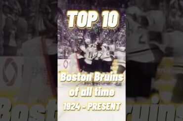 TOP 10 Boston Bruins players of all time 🏒 #shorts #nhl #hockey