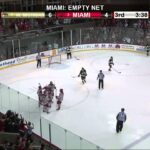 Sean Kuraly scores to make it 6-4 Western Michigan