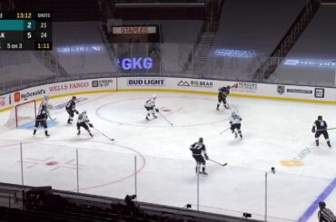 Jeff Carter with a Goal vs. San Jose Sharks