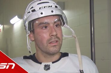 Bouchard impressed with Broberg's size and skating ability