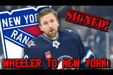 New York Rangers Sign Blake Wheeler to 1x800K Contract!! Jets Fan Reaction!!