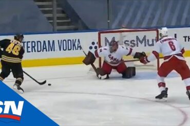 David Krejci Shows Patience And Quick Hands To Beat Petr Mrazek