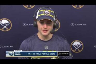 Conor Sheary Postgame Interview vs Pittsburgh Penguins (3/1/2019)