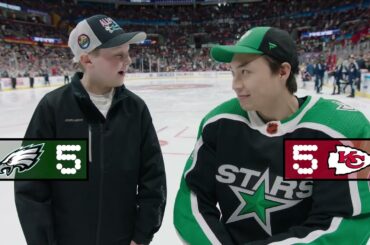 Wyatt the Kid Reporter asks players for their Super Bowl picks