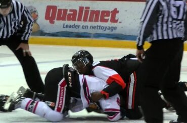 Tommy Bolduc saute sur David Lacroix