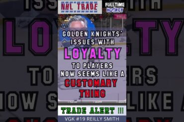 VGK BETRAYAL AGAIN! Reilly Smith Cap Dumped to the Pittsburgh Penguins!