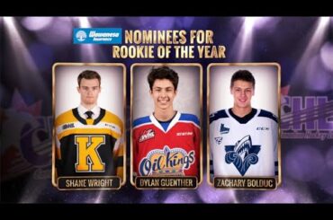 2019-20 CHL Award Finalists: Rookie of the Year presented by Wawanesa Insurance