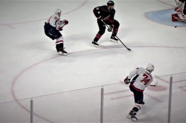 John Carlson Wires This One Past Raanta To Take The 2-1 Lead In This Crazy Opening Frame