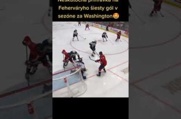 Martin Feherváry a jeho 6 gól v sezóne za Washington 🏒🇸🇰 #hockey #shorts #slovakia #nhl #fehervary